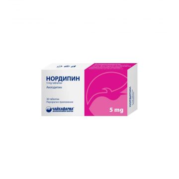 Нордипин 5 мг х 30 таблетки ЧайкаФарма