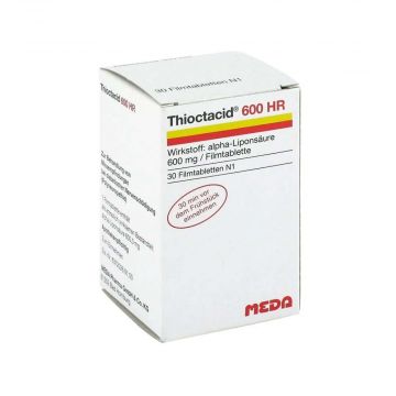 Тиоктацид 600 мг х 30 таблетки Meda Pharma