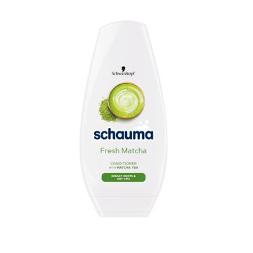 Schauma Fresh Matcha Балсам за коса с мазни корени и сухи краища 250 мл