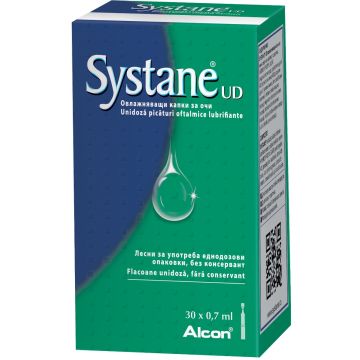 Alcon Systane Ultra UD Овлажняващи капки за очи 0,7 мл x30 дози