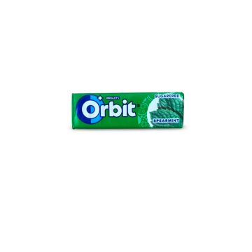 Orbit Spearmint Дъвки с ментов вкус х 10 дражета