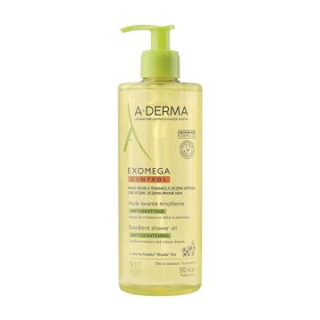 A-Derma Exomega Control Емолиентно душ-олио за суха и атопична кожа 500 мл