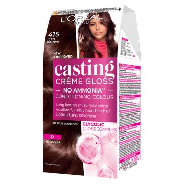 L’Oreal Casting Creme Gloss Боя за коса без амоняк 415 Iced Chocolate