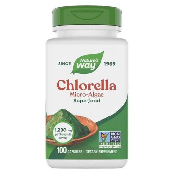 Nature's Way Chorella Хлорела микроводорасли за детоксикация на организма 410 мг х100 капсули