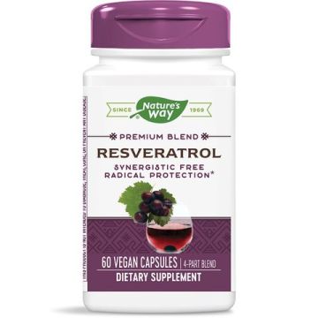 Nature's Way Resveratrol Ресвератрол за антиоксидантна защита 325 мг х60 V капсули