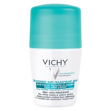 Vichy Дезодорант рол-он с 48 часа ефект против изпотяване без парфюм 50 мл