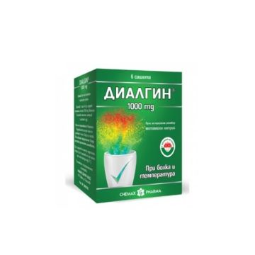 Диалгин 1000 мг х 6 сашета Chemax Pharma