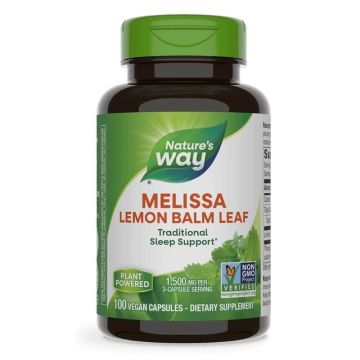 Nature's Way Melissa Маточина лист при нервно напрежение и безсъние 1500 мг х 100 капсули