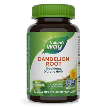 Nature's Way Dandelion Root Корен от Глухарче в подкрепа на черния дроб и жлъчката х 100 капсули