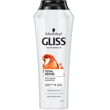 Gliss Total Repair Възстановяващ шампоан за суха и стресирана коса 250 мл