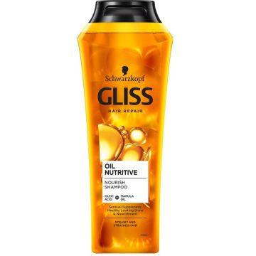 Gliss Oil Nutritive Шампоан за дълга и цъфтяща коса 250 мл