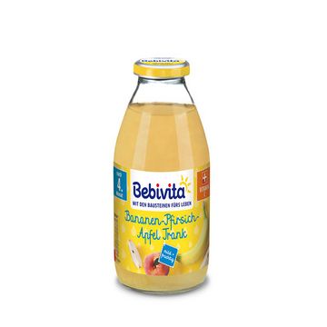 Bebivita напитка банани и праскови без глутен 4М+ 200 мл
