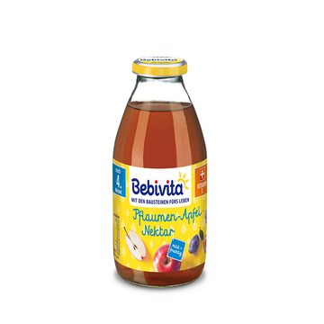 Bebivita нектар ябълки и сливи без глутен 4М+ 200 мл