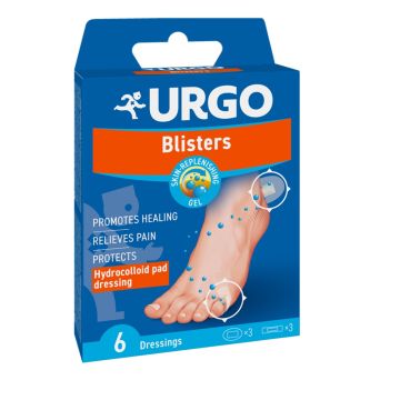 Urgo Blisters Хидроколиден пластир за мехури x6 бр