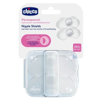 Chicco силиконови предпазители за зърна M-L 
