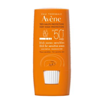 Avene Слънцезащитен стик за локализирани чувствителни зони SPF50+ 8 г