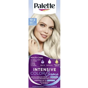 Palette Intensive Color Creme Дълготрайна крем боя за коса 10-2 Ultra Ash Blond