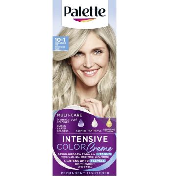 Palette Intensive Color Creme Дълготрайна крем боя за коса 10-1 Frosty Silver Blond