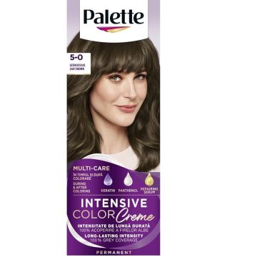 Palette Intensive Color Creme Дълготрайна крем-боя за коса 5-0 Light Brown