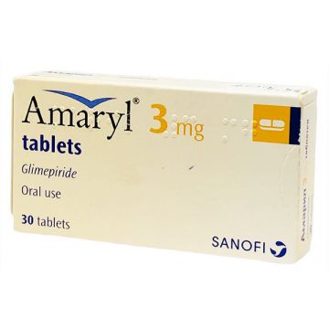 Амарил 3 мг х 30 таблетки Sanofi