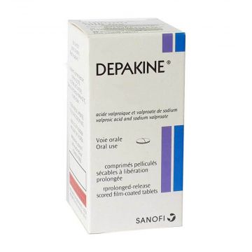 Депакин 500 мг х 40 таблетки Sanofi