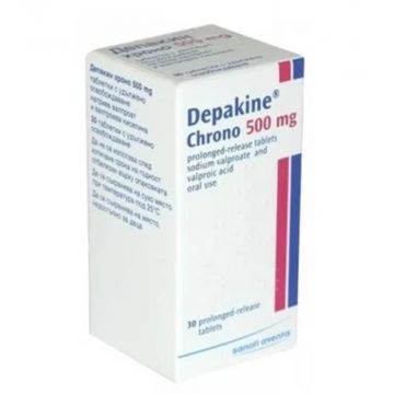 Депакин Хроно 500 мг х 30 таблетки Sanofi