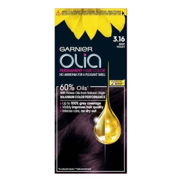 Garnier Olia Трайна безамонячна боя за коса, 3.16 Deep Violet