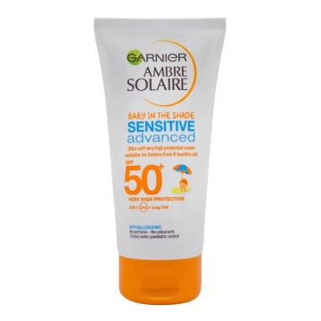Garnier Ambre Solaire Baby In The Shade Слънцезащитен крем за бебета и деца SPF50+ 50 мл