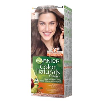 Garnier Color Naturals Трайна боя за коса, 6N Nude Light Brown