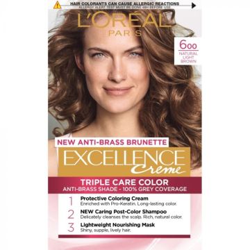 L’Oreal Excellence Creme Боя за коса 600 Natural Light Brown