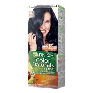 Garnier Color Naturals Трайна боя за коса, цвят 1.10 Смолисто черен