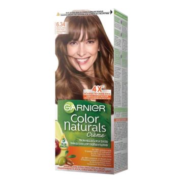 Garnier Color Naturals Трайна боя за коса, 6.34 Златисто меден тъмно рус