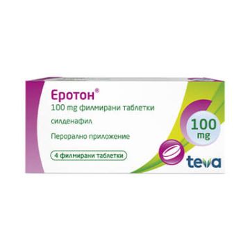 Еротон 100 мг х 4 таблетки Teva