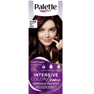 Palette Intensive Color Creme Дълготрайна крем боя за коса, 4-89 Intensive Aubergine