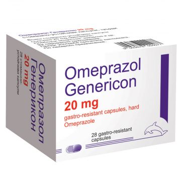 Омепразол 20 мг х 28 капсули Генерикон