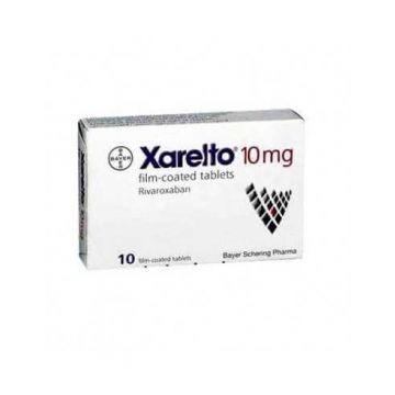 Ксарелто 10 мг х 10 таблетки Bayer