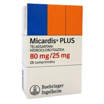 Микардис Плюс 80 мг/25 мг х 28 таблетки Boehringer Ingelheim
