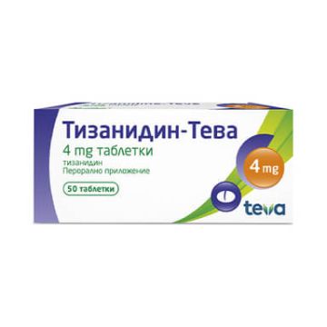 Тизанидин-Тева 4 мг х 50 таблетки Teva