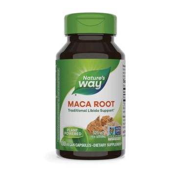 Nature's Way Maca Root Мака корен за повишаване на енергията и либидото 525 мг х 100 капсули