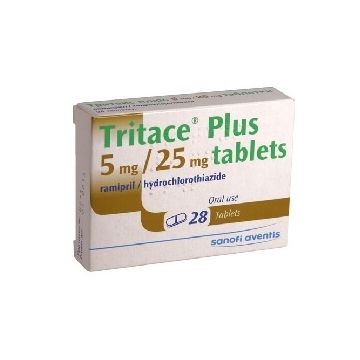 Тритейс Плюс 5 мг/25 мг х 28 таблетки Sanofi