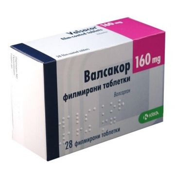 Валсакор 160 мг х 28 таблетки КRKA