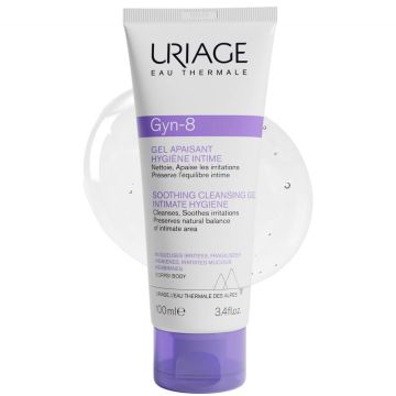 Uriage Gyn-8 Успокояващ интимен гел при раздразнения с рН8 100 мл