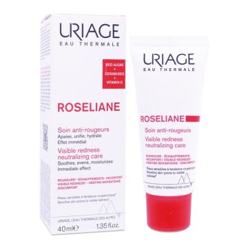 Uriage Roseliane Успокояващ крем за лице против зачервявания 40 мл