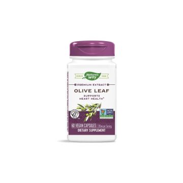 Nature’s Way Olive Leaf Лист от маслина за поддържане на доброто здраве на имунната и сърдечно-съдовата система 430 мг х60 V капсули