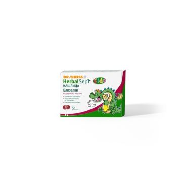Dr. Theiss HerbalSept Kids Близалки при кашлица х 6 броя
