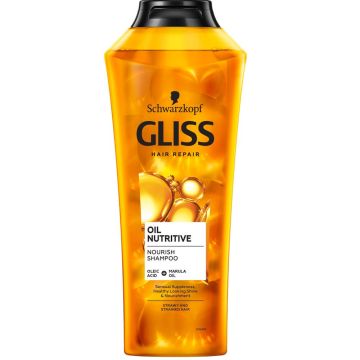 Gliss Oil Nutritive Шампоан за дълга и цъфтяща коса 400 мл