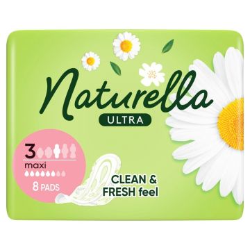 Naturella Ultra Maxi Дневни дамски превръзки с лайка 8 бр