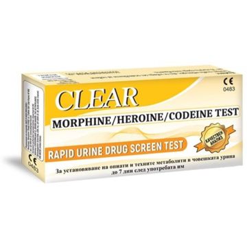 Clear Тест за опиати - хероин, кодеин, морфин