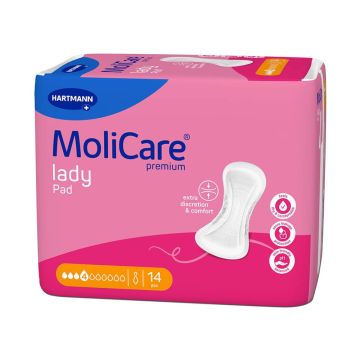 Hartmann MoliCare Lady Подложки за жени 4 капки x 14 бр