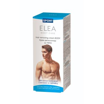 Elea Sport Крем Депилатоар спорт за мъже 165 гр